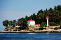A picturesque lighthouse at Georgina Point.